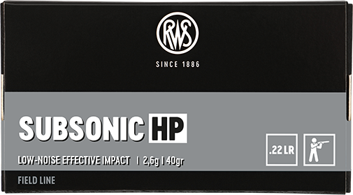 RWS .22LR Subsonic Hollow Point 40gr 50pk