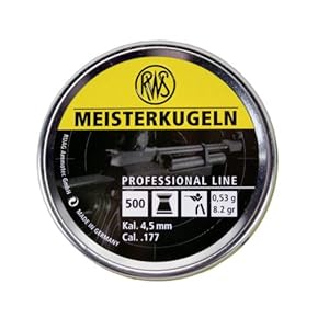 RWS Meisterkugeln Professional Line .177 RIFLE 8.2G, (500pk)