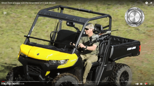 SmartRest UTV Gun Rack - Side Mount