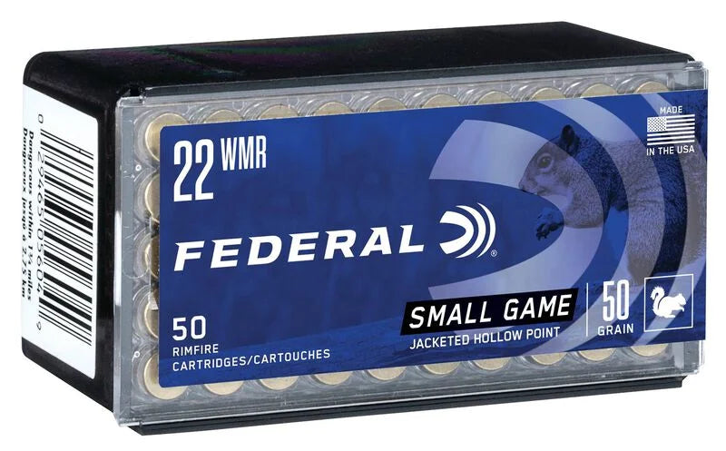 Federal Jacked Hollow Point 50gr 22 WMR (Mag) 50pk