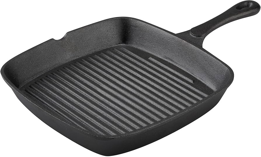 Pyrolux PyroCast Square Grill Pan, 25 x 24 cm