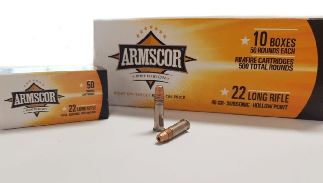 Armscor 22lr Subsonic 40gr HP