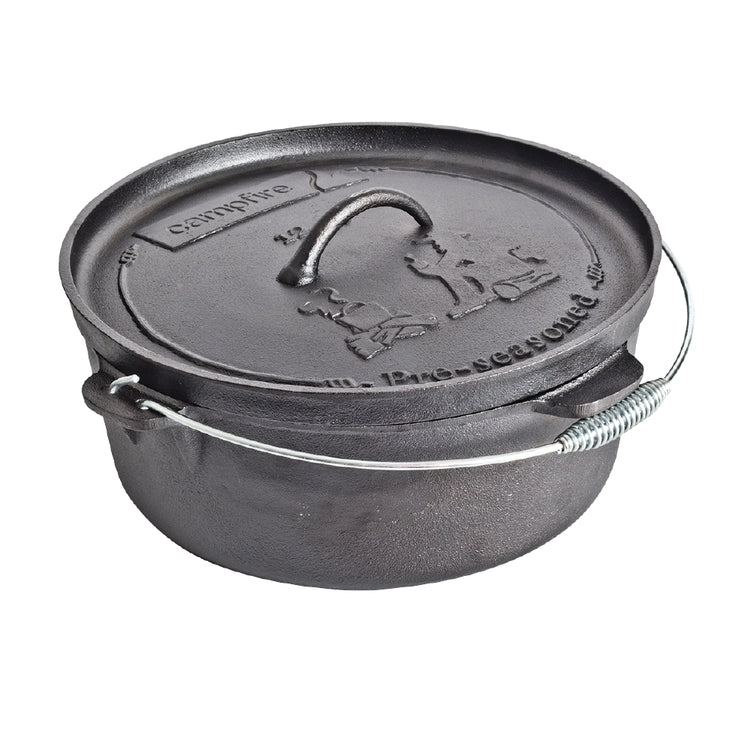 Campfire Cast Iron Camp Oven - 9 Quart