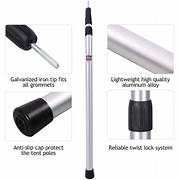 Tent Pole 2.3m Extendable Camlock Aluminium