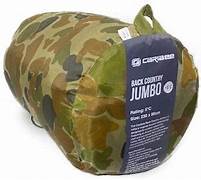 Caribee Back Country Jumbo 5° Synthetic Sleeping Bag Camo