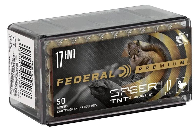 Federal Premium 17HMR 17gr TNT Hollow Point 50pk