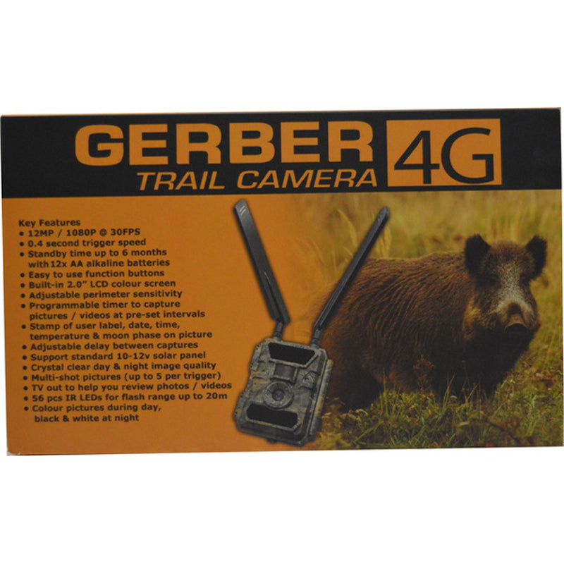 Gerber 4G all AU Networks Trail Camera