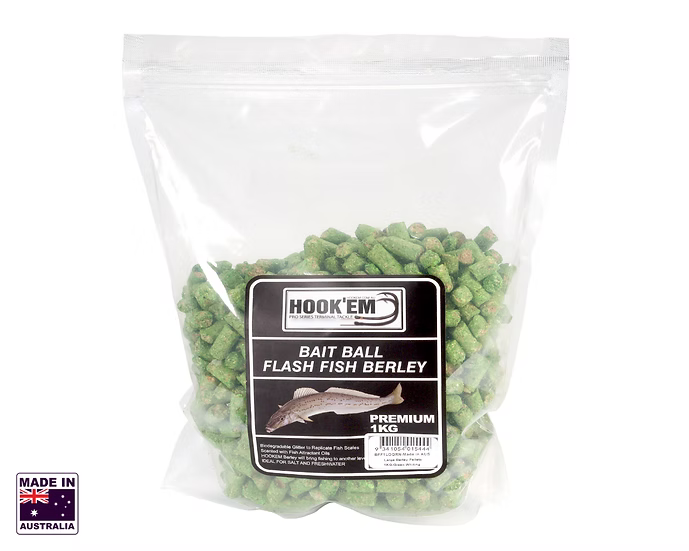 Hookem Berley Bait Ball Flash Fish