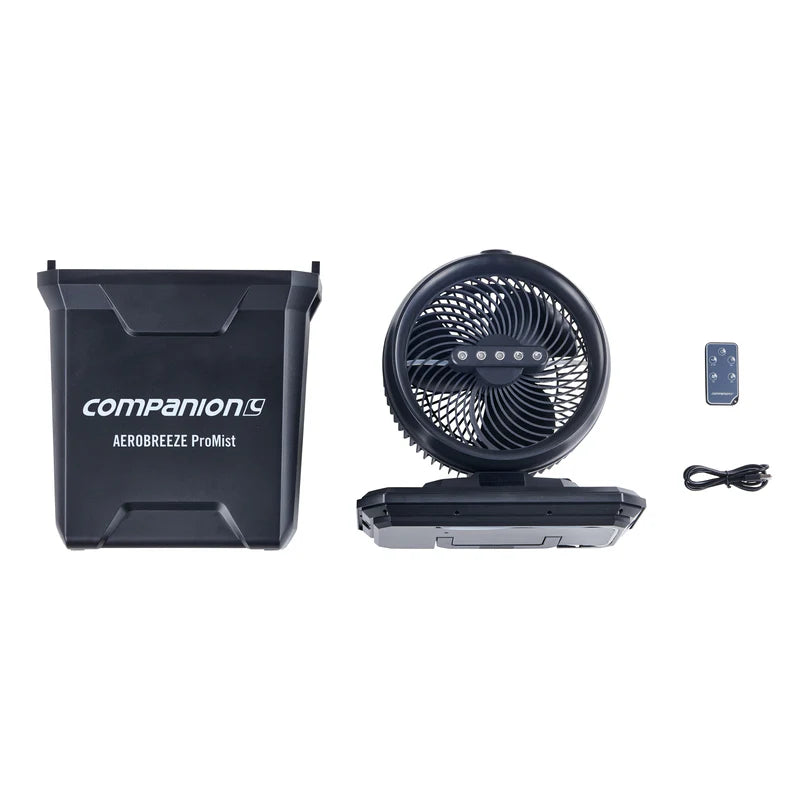 Companion Aerobreeze ProMist 25cm Misting Fan