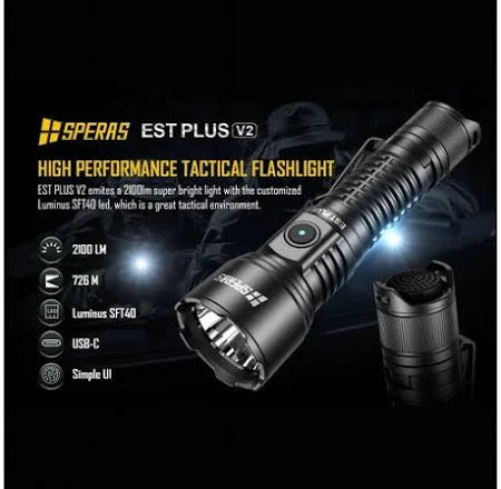 Speras Est Plus LED Torch Hunters Kit