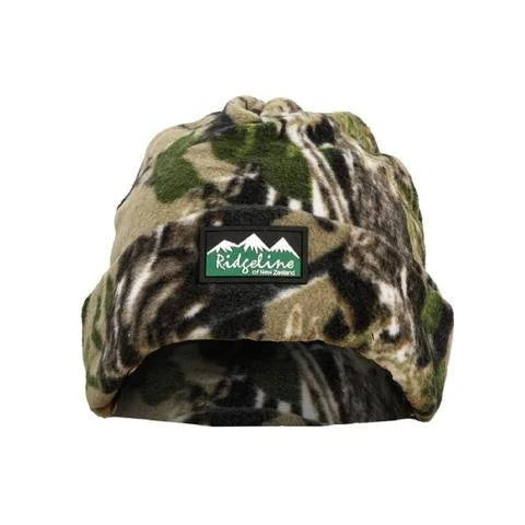 RIDGELINE POLAR FLEECE YOUTH BEANIE BUFFALO CAMO