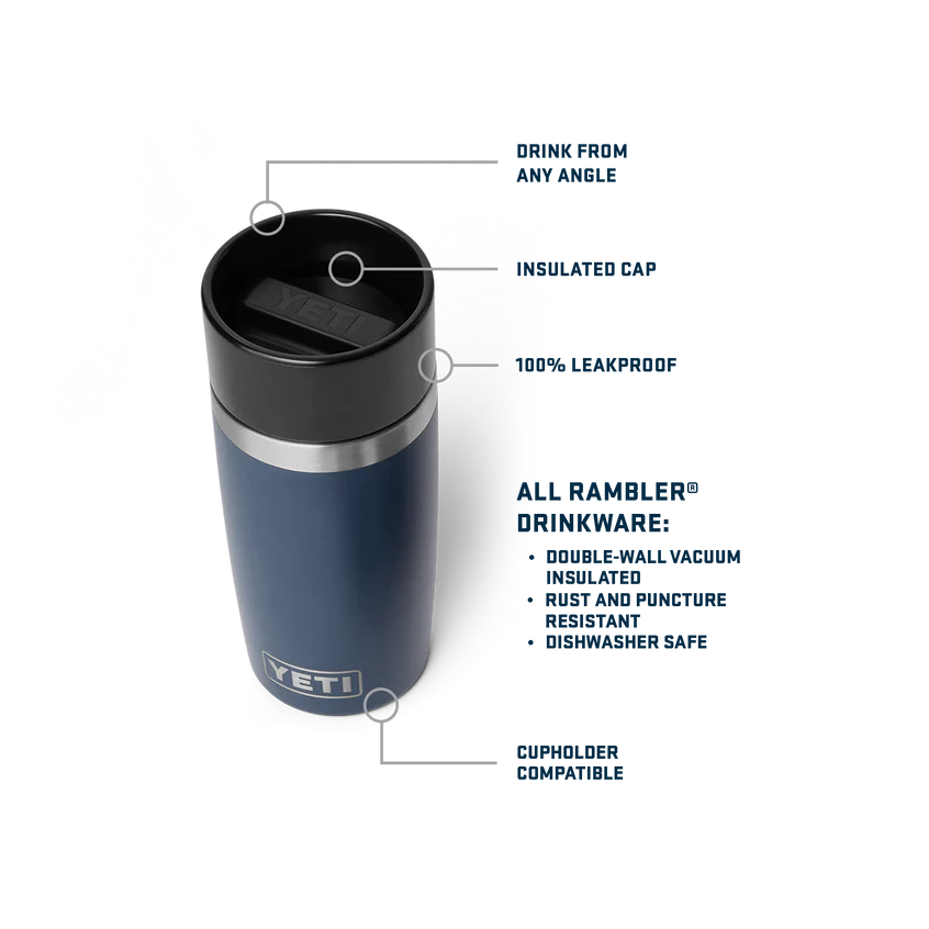 Yeti Rambler 12 oz (354ml) Travel Bottle with Commuter Cap