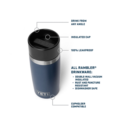 Yeti Rambler 12 oz (354ml) Travel Bottle with Commuter Cap