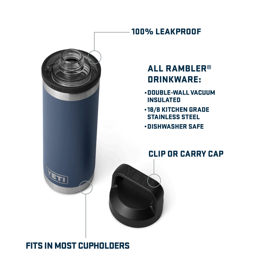 Yeti Rambler 18oz (532ml) Bottle with Chug Cap