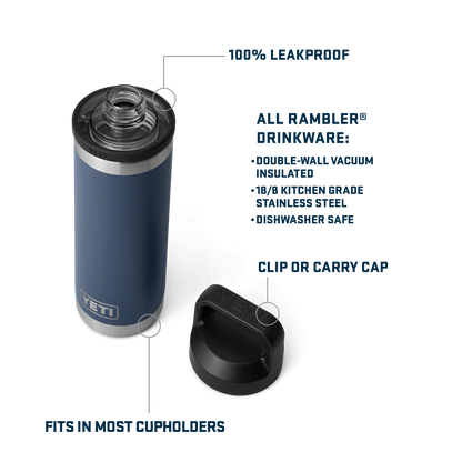 Yeti Rambler 18oz (532ml) Bottle with Chug Cap