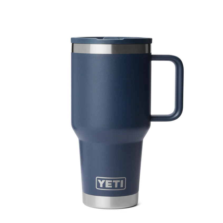 Yeti Rambler 30 oz (887ml) Travel Straw Mug with Colour Matched Straw Lid