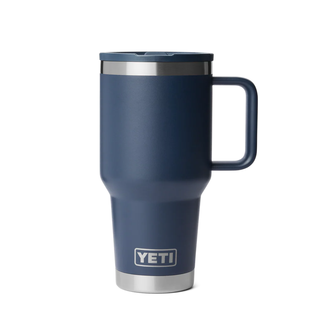 Yeti Rambler 30 oz (887ml) Travel Straw Mug with Colour Matched Straw Lid