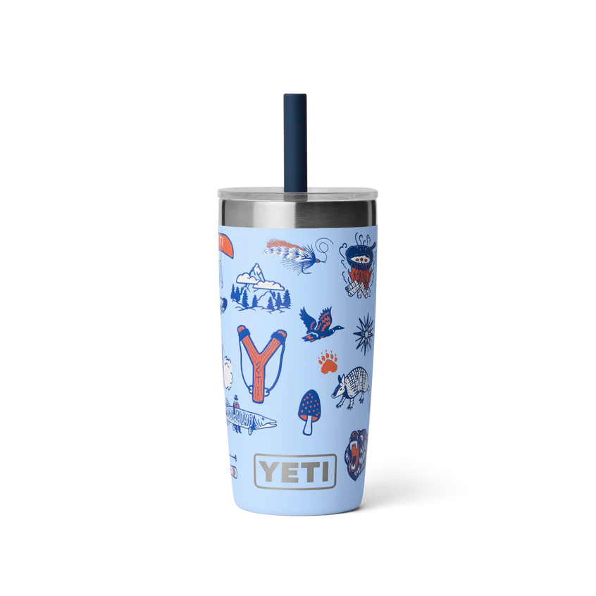 Yeti Rambler Jr 10 oz (295 ml) Tumbler with Silicone Straw Lid