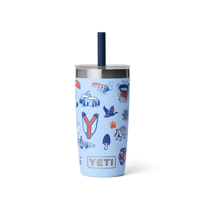 Yeti Rambler Jr 10 oz (295 ml) Tumbler with Silicone Straw Lid