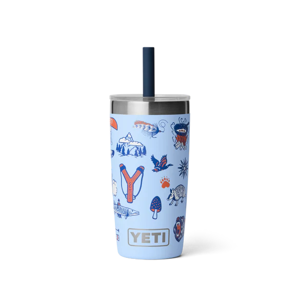 Yeti Rambler Jr 10 oz (295 ml) Tumbler with Silicone Straw Lid