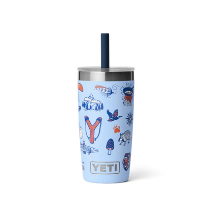 Yeti Rambler Jr 10 oz (295 ml) Tumbler with Silicone Straw Lid