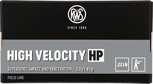 RWS High Velocity Hollow Point 22lr 40gr 50pk