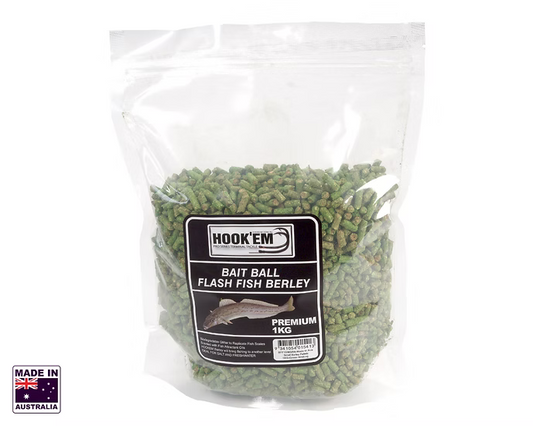 Hookem Berley Bait Ball Flash Fish