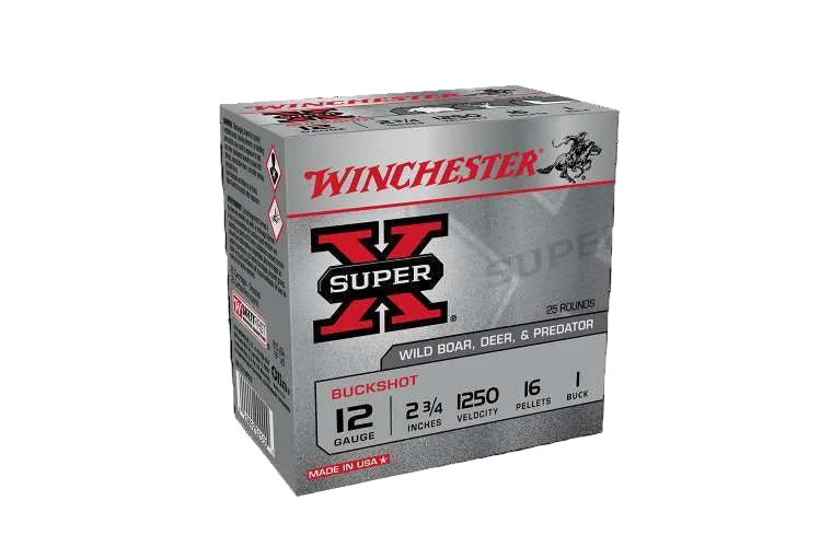 Winchester Super X ammunition box on a white background