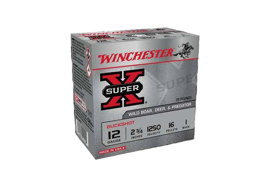 Winchester Super X ammunition box on a white background