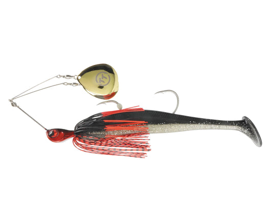 TT TORNADO + MEGA TWIN SPIN RIGGED SPINNERBAIT 1oz