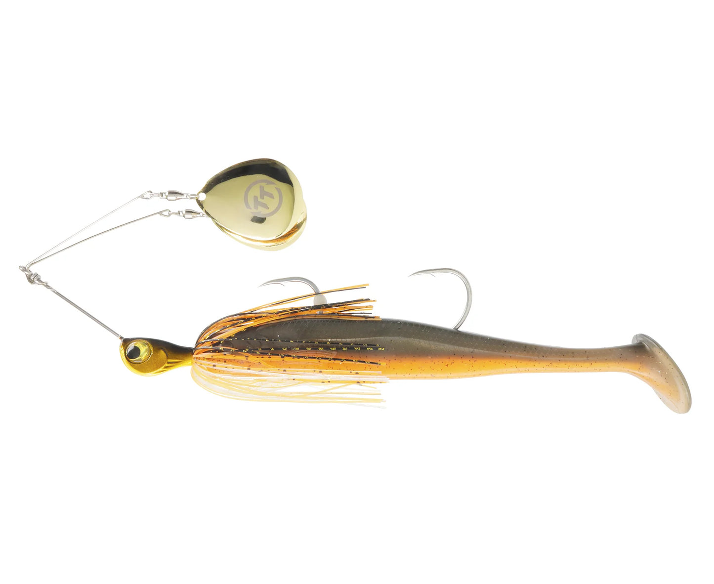 TT TORNADO + MEGA TWIN SPIN RIGGED SPINNERBAIT 1oz
