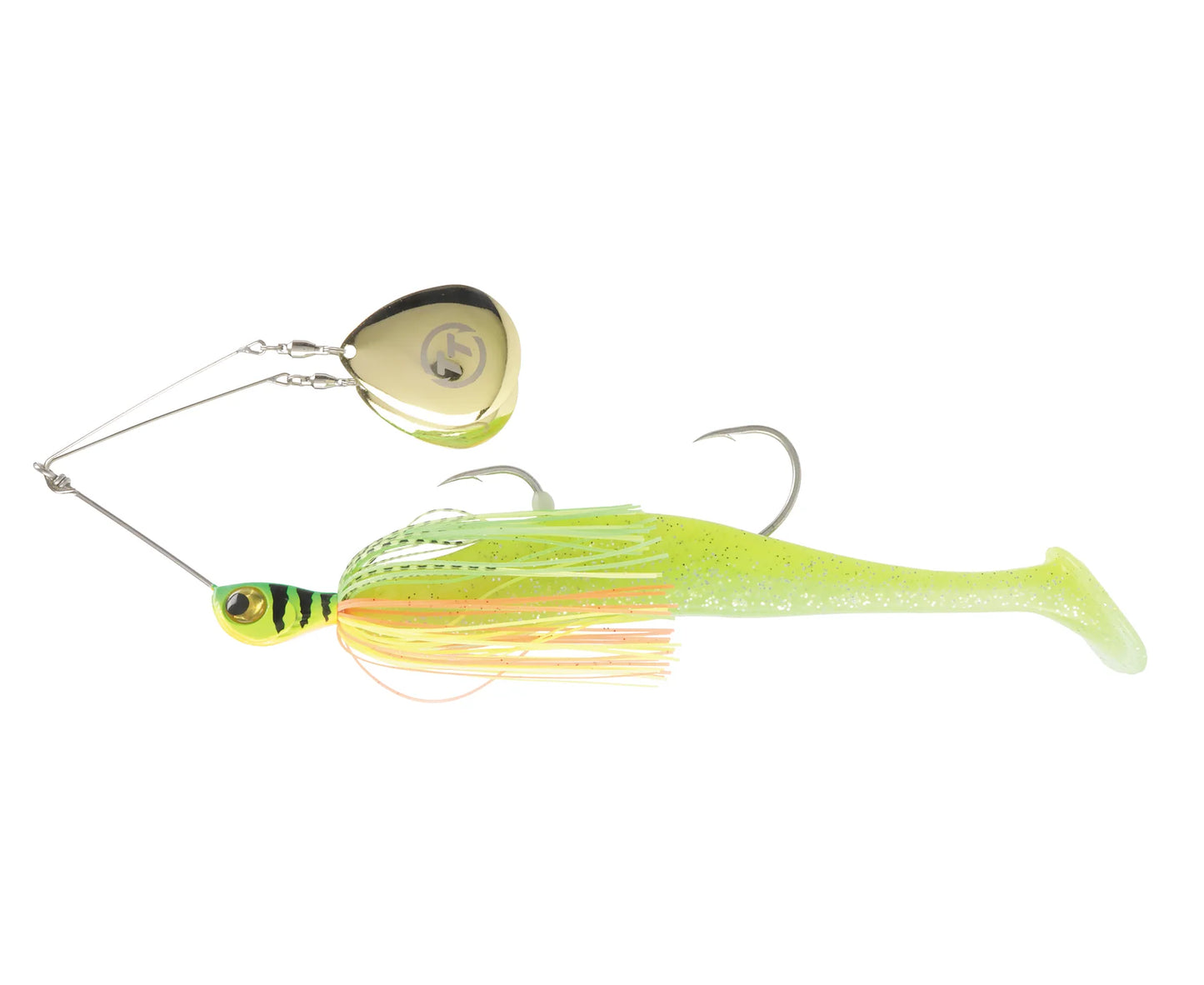 TT TORNADO + MEGA TWIN SPIN RIGGED SPINNERBAIT 1oz