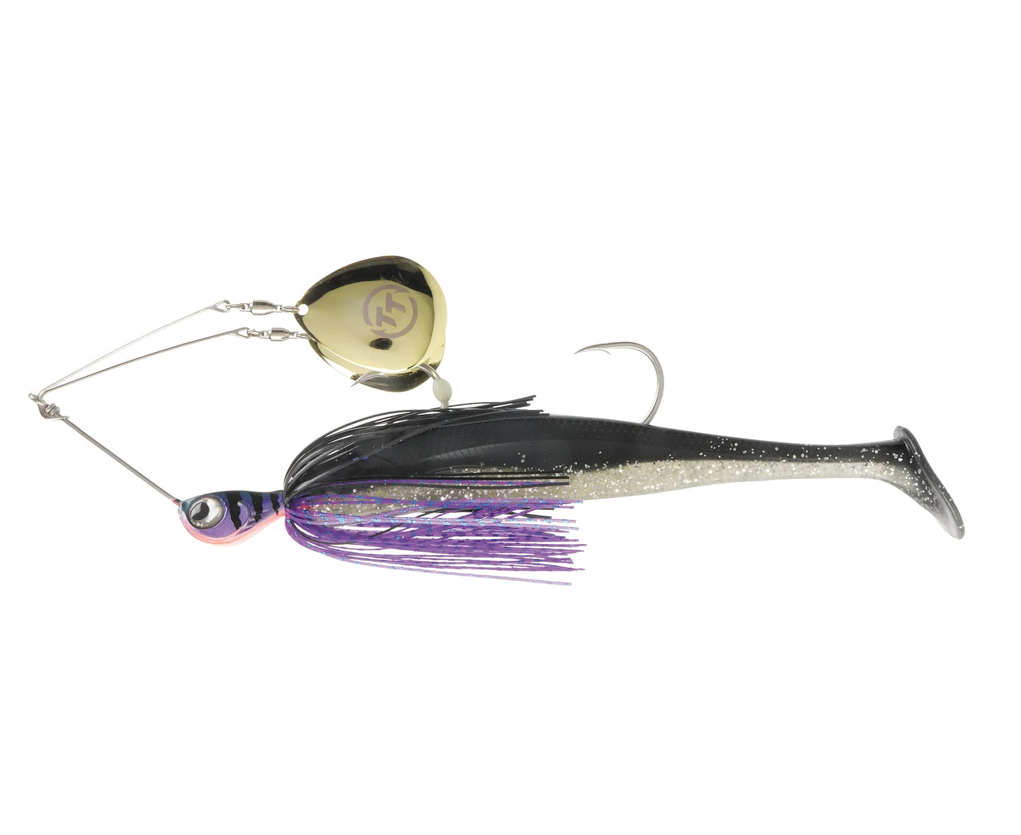 TT TORNADO + MEGA TWIN SPIN RIGGED SPINNERBAIT 1oz