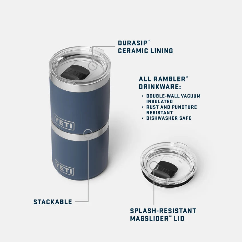 Yeti Rambler 10 oz (295ml) Stackable Lowball with Durasip Ceramic Lining