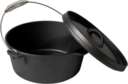 Pyrolux Cast Iron Camp Oven, 4Qt