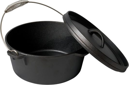 Pyrolux Cast Iron Camp Oven, 4Qt