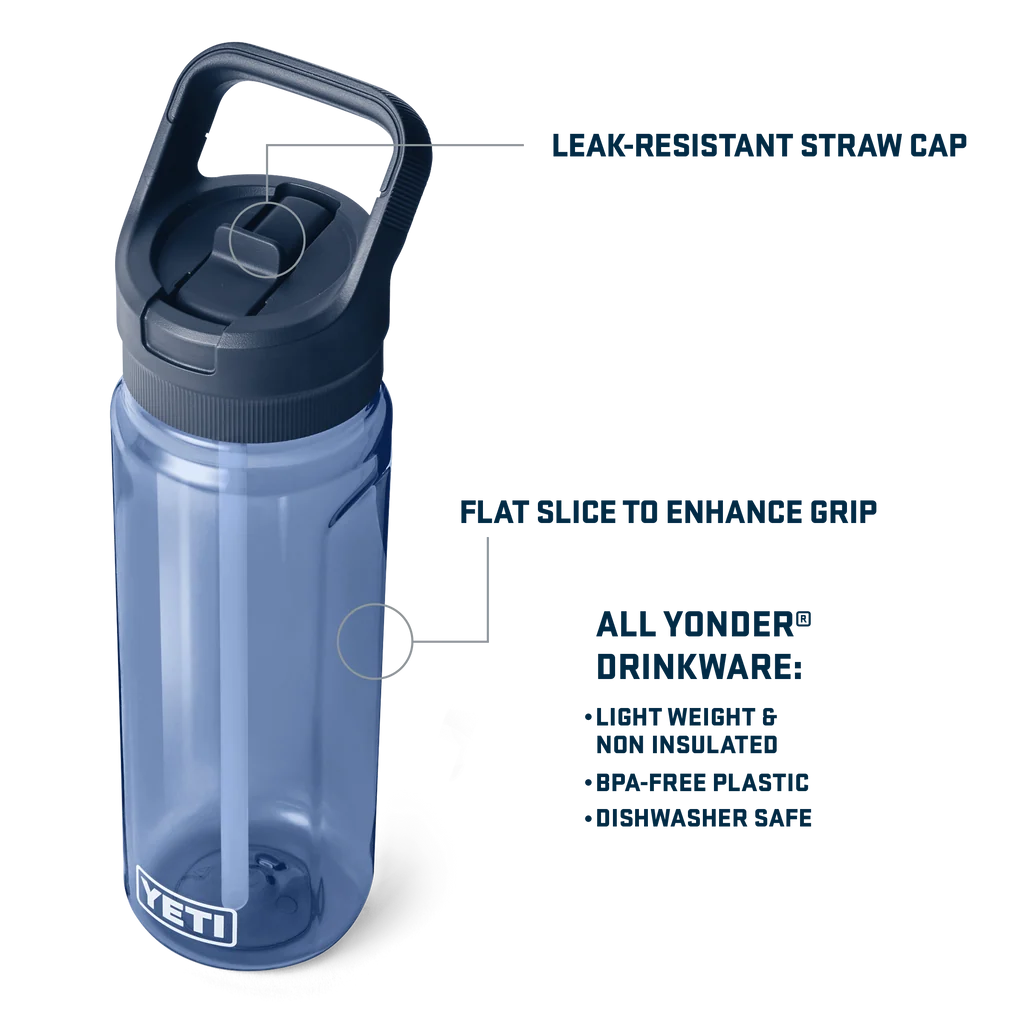 Yeti Yonder 750ml Water Bottle with Straw Cap
