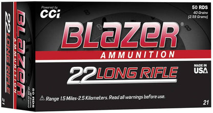 CCi Blazer 22lr Lead Round Nose High Velocity