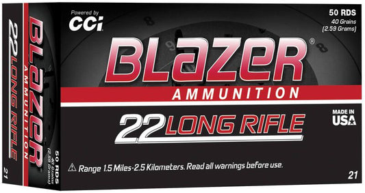 CCi Blazer 22lr 40gr Lead Round Nose 50pk