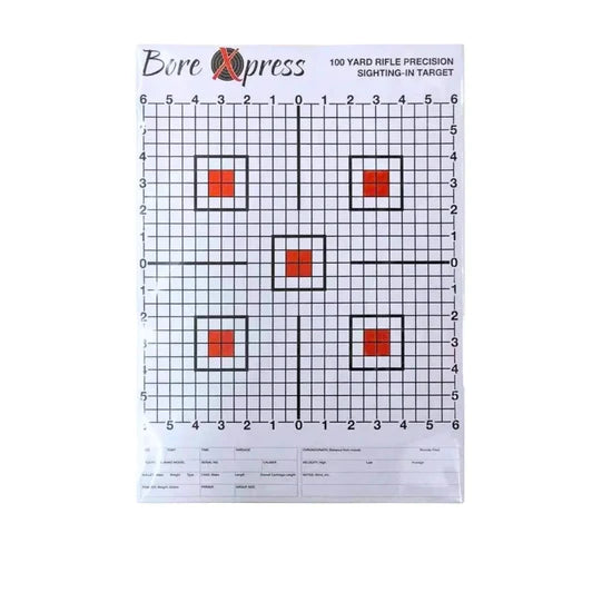 BORE XPRESS LOAD DEVELOPMENT PAPER TARGET