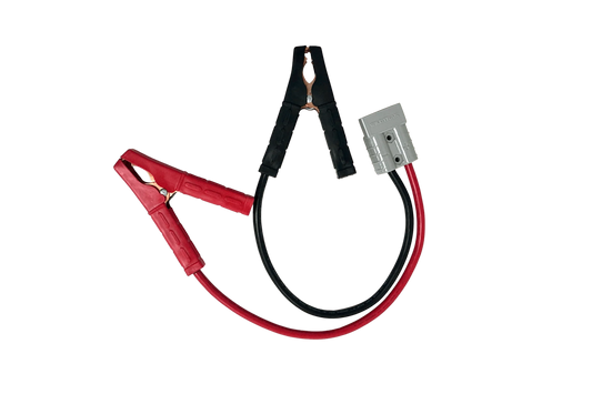 Battery Clamps with Anderson Style Connector, 30cm Lead, (8AWG)