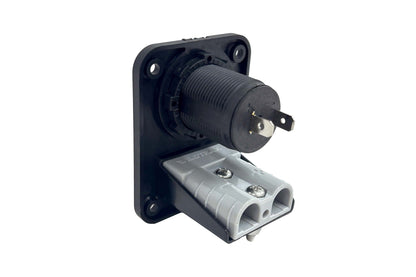 Anderson  Panel Mount Connector with 12V Socket