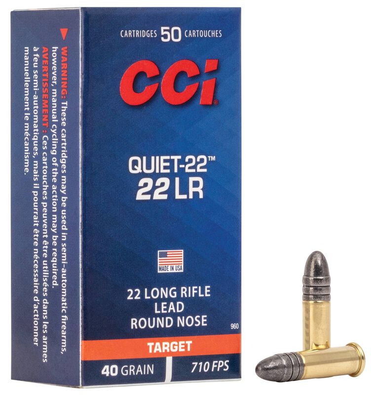 CCI Quiet-22, 22 LR, 710 fps 50pk