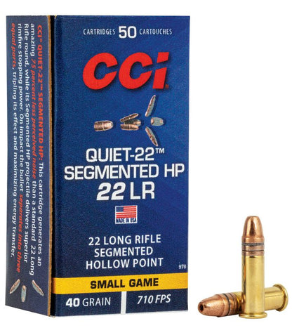 CCI Quiet-22, 22 LR, 710 fps 50pk
