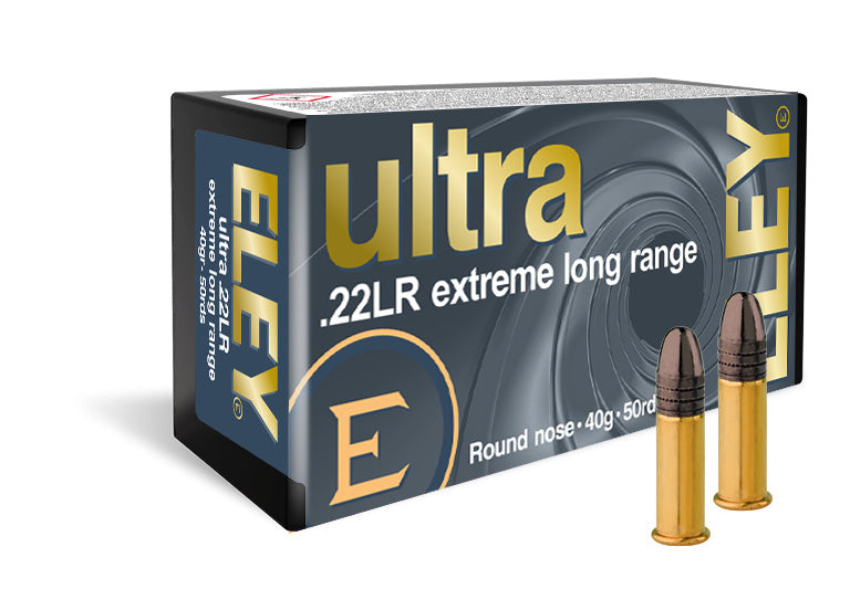 Eley .22LR Ultra Extreme Long Range 40gr Round Nose 50pk