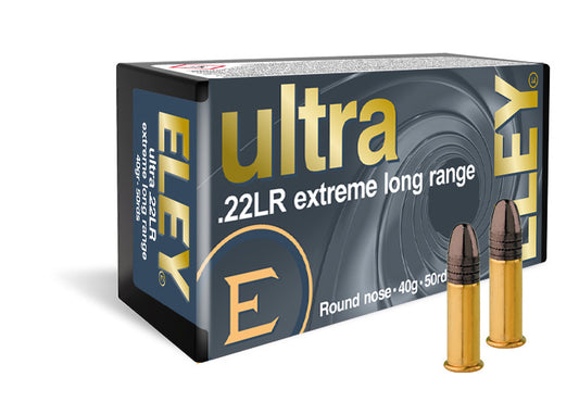 Eley Ultra 22lr Extreme Long Range 40gr Round Nose 50pk