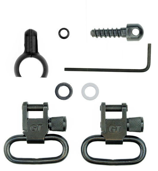 Grovtec Two Piece Barrel Band Swivel Set .630-675 1" Loops