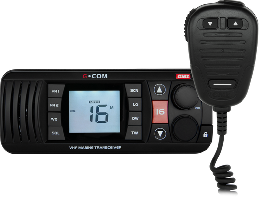 GX700B VHF Marine Radio - Black