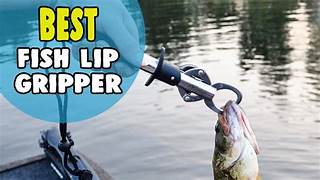 Lip Grip Fishteck 30cm Stainless Steel Fish Handler Grabber with Lanyard