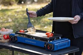 Companion Butane Stove Double with Hot Plate included
